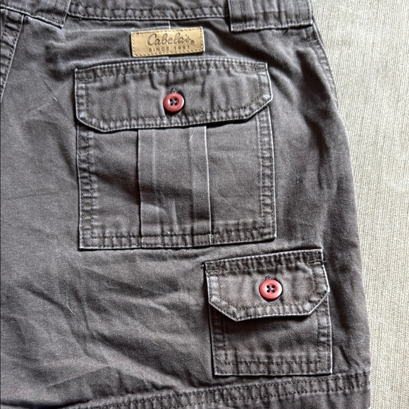 Cabela's Brown Cargo Shorts with Utility Pockets (sz 10) - Picture 3 of 4